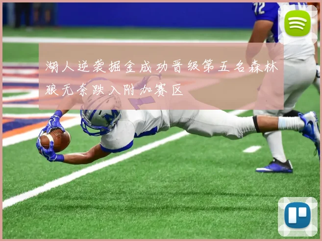 湖人逆袭掘金成功晋级第五名森林狼无奈跌入附加赛区